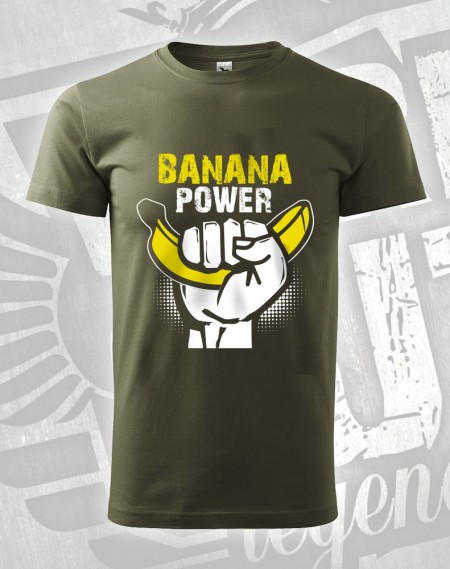Triko Banana Power - vojenská