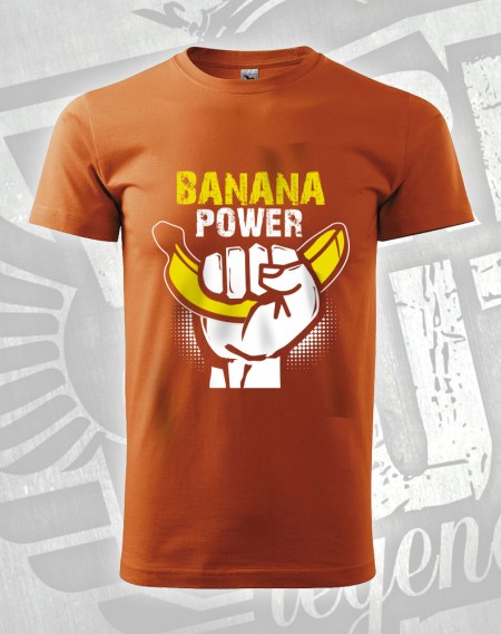 Triko Banana Power - oranžová